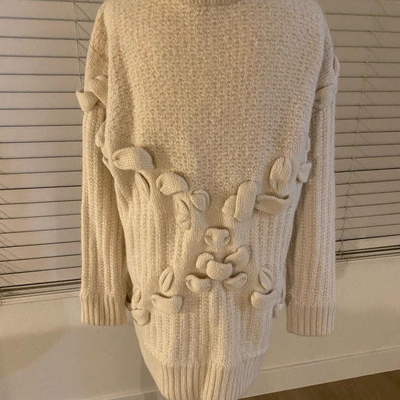 Free People alpaca cardigan. Cream color. Size XS - Picture 7 of 8